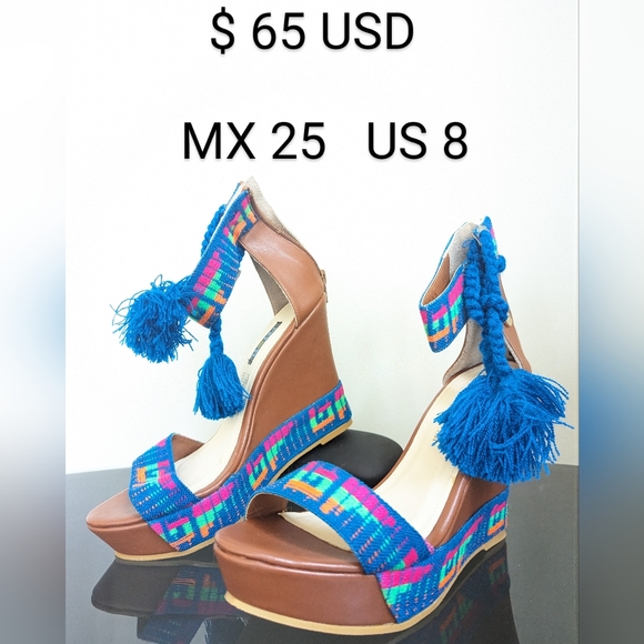 Handmade Mexican shoes - Picture 2 of 2